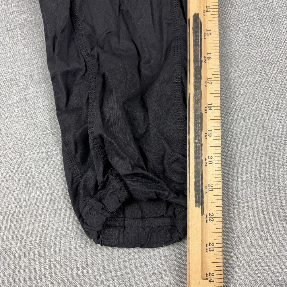 The North Face Capri Pants Womens M Black Hiking Nylon Stretch Travel Outdoor - Picture 3 of 11